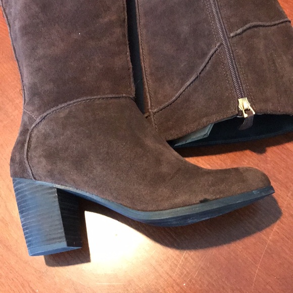 Franco Sarto brown leather riding boots size 7.5M - Picture 14 of 16